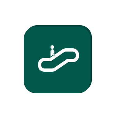 에스컬레이터, 간단한 표시에 남자