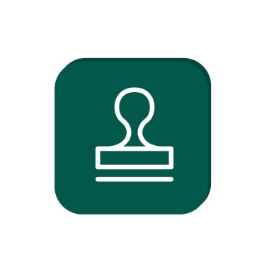 Mühür stamper kavramı simgesi
