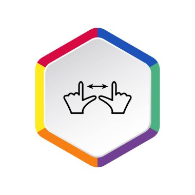 İşlem basit web simgeye dokunun