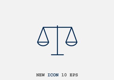 Ölçekler web simgesi. vektör tasarımı     