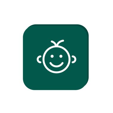 Mutlu bir çocuk yüzü doodle