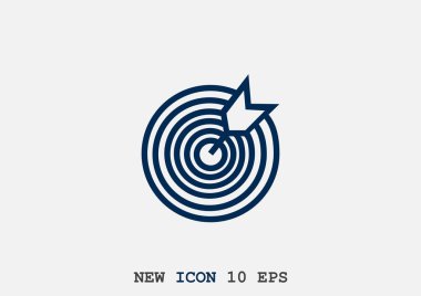 Yuvarlak hedef web simgesi