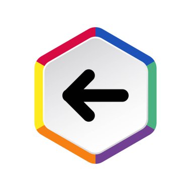 Ok sol yönlü, web simgesi