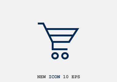 alışveriş sepeti web simgesi