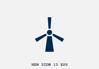 Rüzgar jeneratör web simgesi