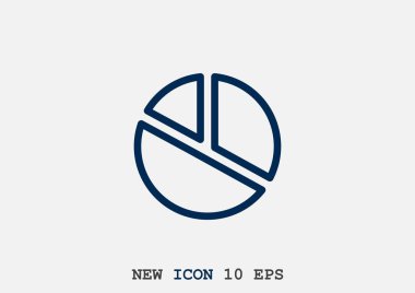 Basit yuvarlak Infographic web simgesi