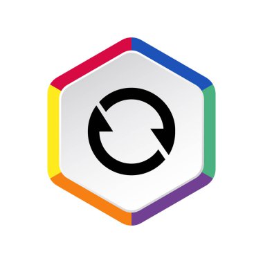 döndürme oklarını daire