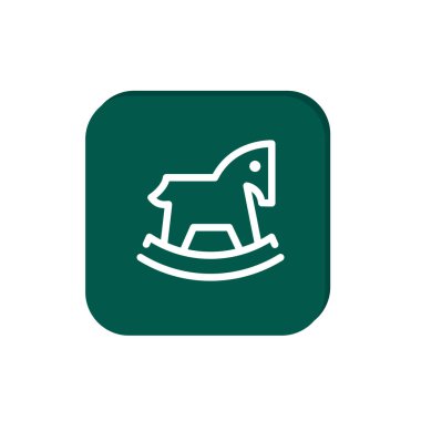 Çocuk oyuncak at web simgesi