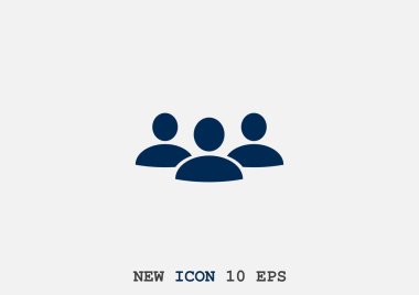 insanlar web simgesi grubudur. Vektör tasarımı