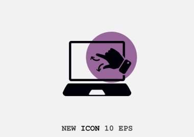 dizüstü web simgesi. 