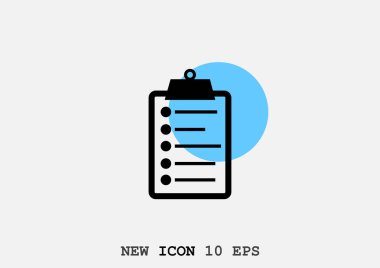 iş belge simgesi, vektör çizim