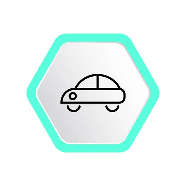 Icono web del coche — Vector de stock