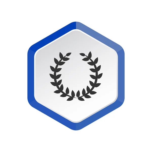 Winner wreath icon — Stock Vector