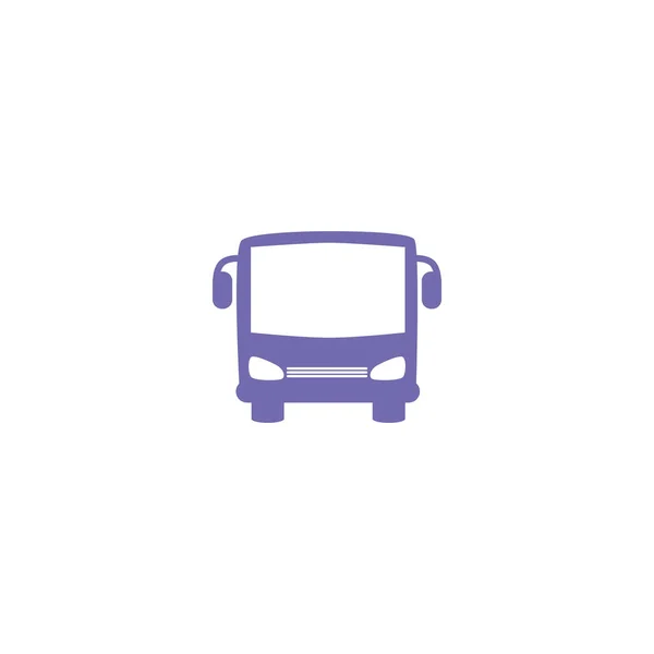 Иконка Современного Автобуса Векторная Иллюстрация — стоковый вектор