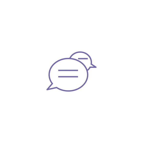 Dialoog bubbels web pictogram — Stockvector