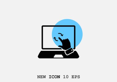 dizüstü web simgesi. 