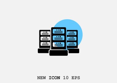 Veri sunucuları web simgesi