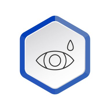 Basit simge göz damlası