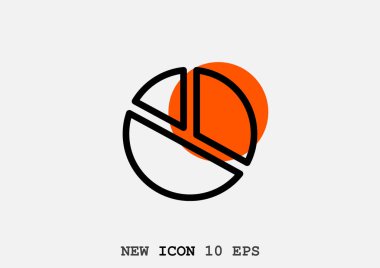 Yüzde kavramı yuvarlak web simgesi