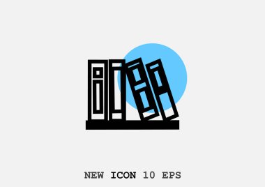 Kitap yığını simgesi