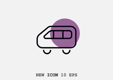 Basit veri yolu web simgesi