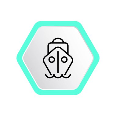 Kargo grafik simgesini. vektör tasarımı