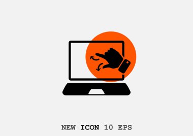 dizüstü web simgesi. 