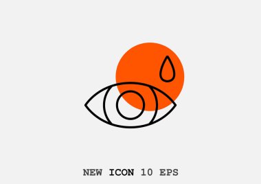 Basit simge göz damlası