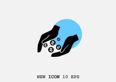 sadaka, web simgesi vermek