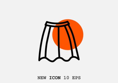 etek web simgesi, vektör tasarımı