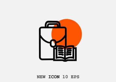  sırt çantası web simgesi.