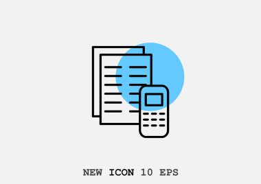 hesap makinesi web simgesi. 