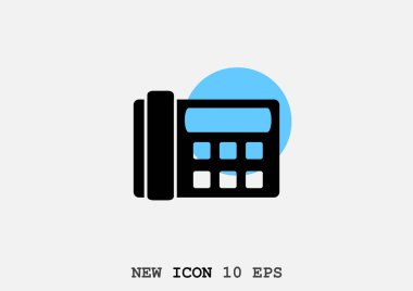 Faks telefon web simgesi