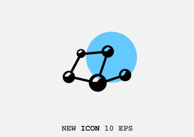 Moleküler bileşik web simgesi