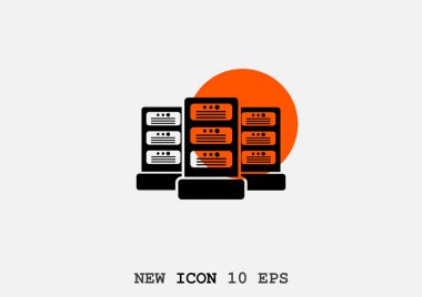 Veri sunucuları web simgesi