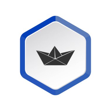 Kağıt gemi, web simgesi.