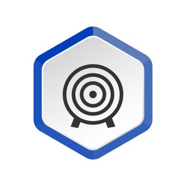 bir hedef gösteren tek simge