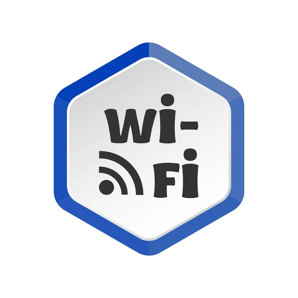 Wifi Signo Vector Ilustración — Vector de stock