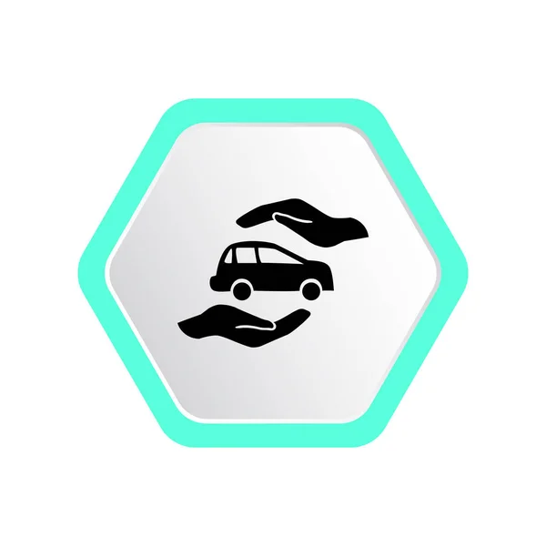 Icono web del coche — Vector de stock