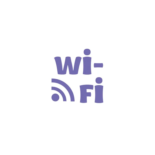 Wifi Signo Vector Ilustración — Vector de stock