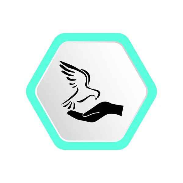 비둘기 웹 아이콘 — 스톡 벡터
