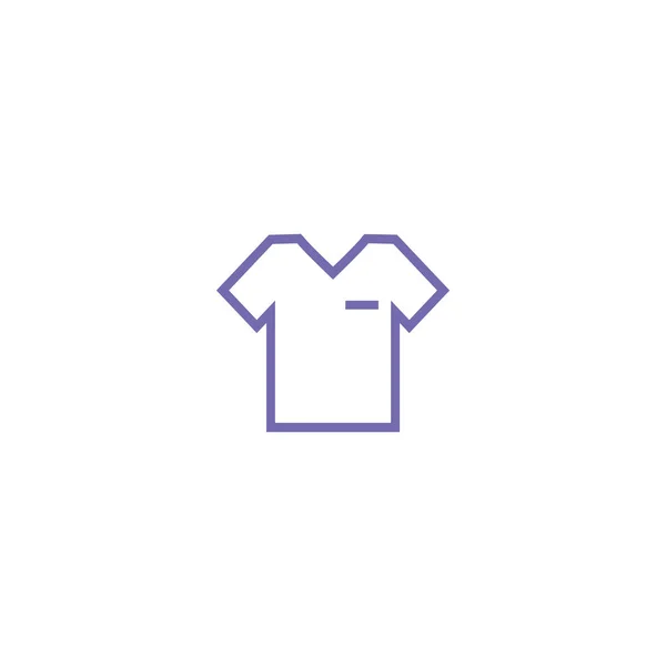 Shirt Web Symbol Für Kleidung Commerce Vektorillustration — Stockvektor
