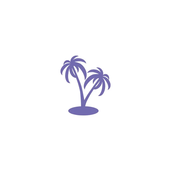 팜 나무 웹 아이콘. — 스톡 벡터