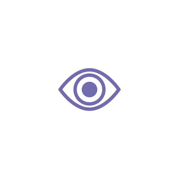 Icône web pour les yeux — Image vectorielle