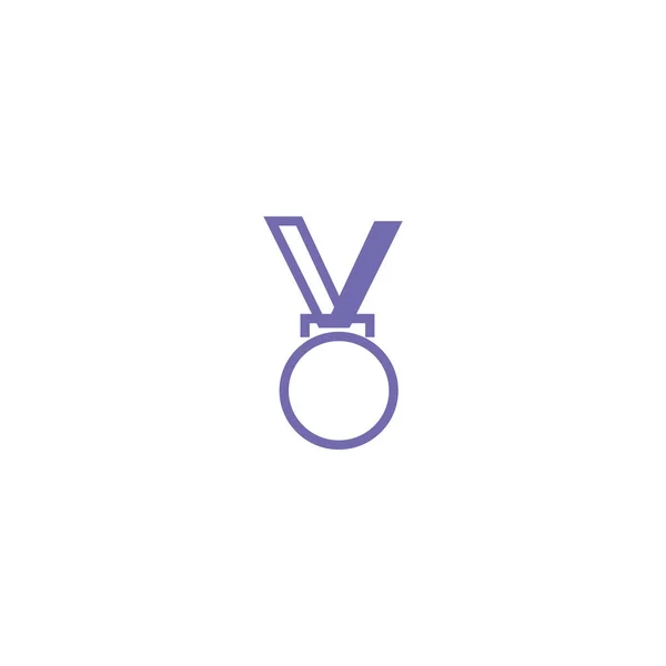 Medaille web pictogram — Stockvector