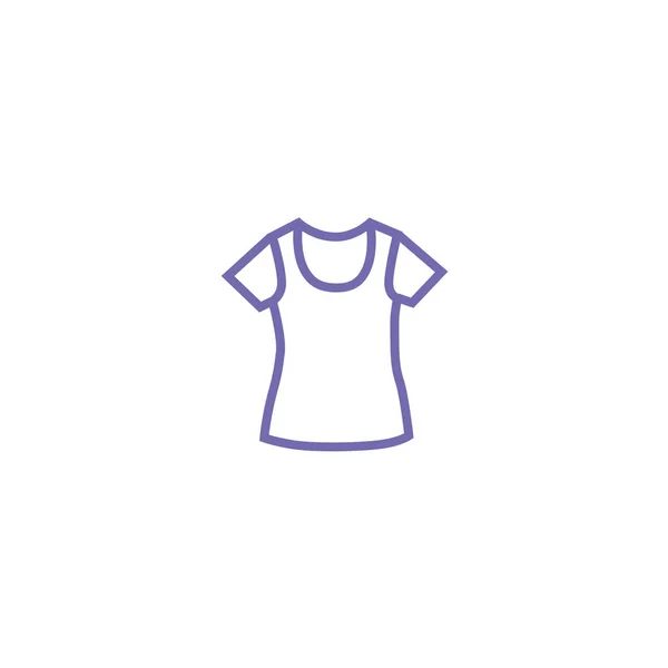 Shirt Web Symbol Für Kleidung Commerce Vektorillustration — Stockvektor