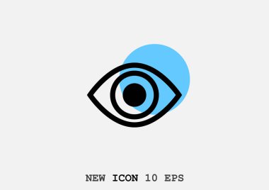 Objektif göz web simgesi