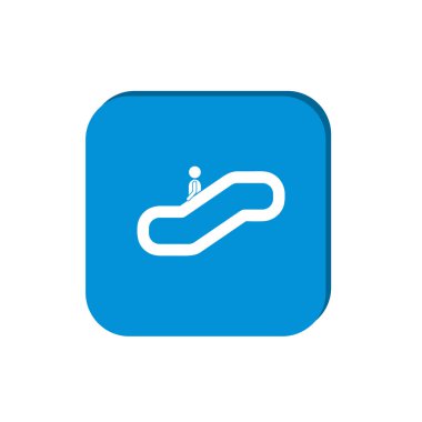 에스컬레이터, 간단한 표시에 남자