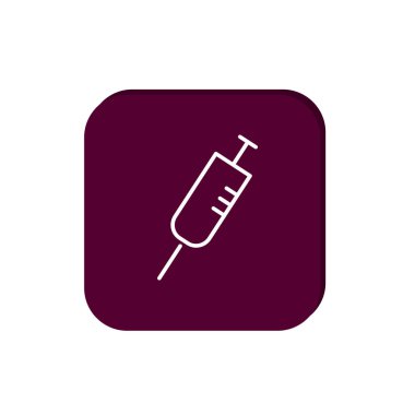 Basit şırınga web simgesi