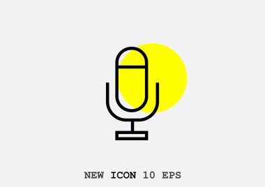 mikrofon web simgesi